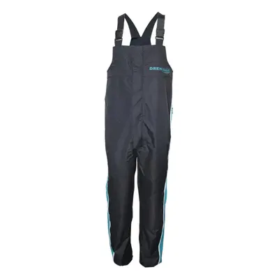 Drennan voděodolné kalhoty 25K Waterproof Salopettes Aqua/Black 3XL