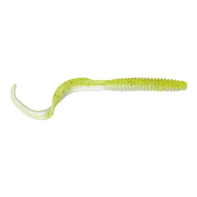 Savage Gear gumová nástraha LB Rib Worm 110mm Chartreuse Pearl 8ks