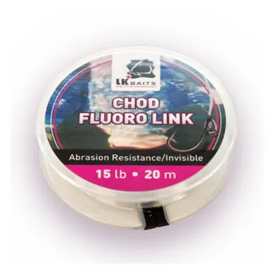 LK Baits tuhý návazcový materiál Chod Fluoro Link 15lb 20m