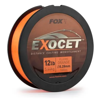 Fox vlasec Exocet Fluoro Orange Mono 12lb 5,5kg 0,28mm 1000m