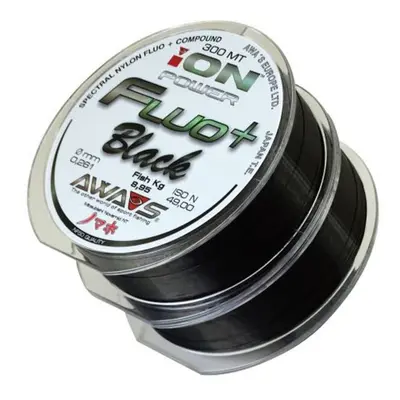 Awa-Shima vlasec Ion Power Fluo+ Black 600m (2x300m) 0,331mm