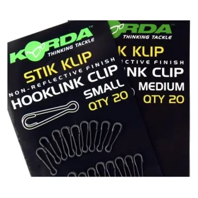 Korda klipy na návazce Stick Klips Medium 20ks