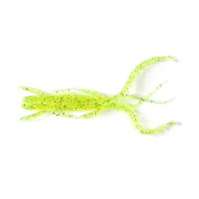 Lucky John Hogy Shrimp 2,2" 10ks Chartreuse Red