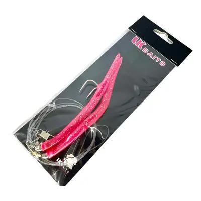 LK Baits návazec na tresky papriky 12/0 14cm UV Pink