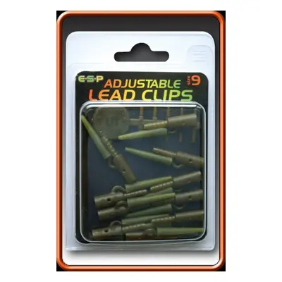 ESP závěsky Adjustable Lead Clip Kits Camo Brown