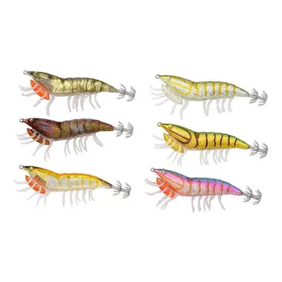 Savage Gear imitace hmyzu 3DHybrid Shrimp 9,2cm 21g EGI Jig Mirror 03-gold Glow