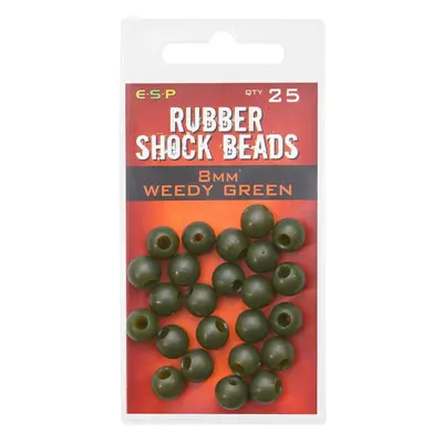 ESP gumové korálky Rubber Shock Beads Weedy Green 8mm