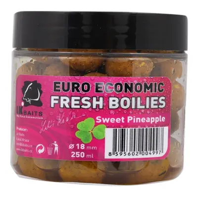 LK Baits Fresh Boilie Euro Economic G8 Pineapple 18mm 250ml