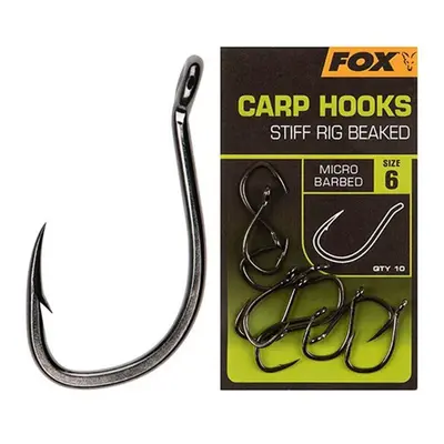 Fox háčky Carp Hooks Stiff Rig Beaked