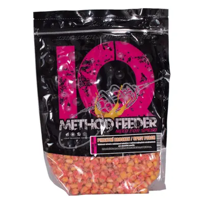 LK Baits IQ Method Feeder Corn 1kg Spicy Peach