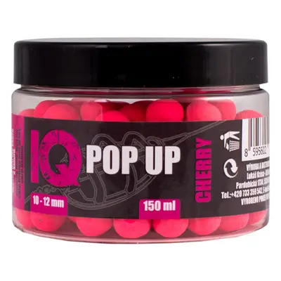 LK Baits Pop Up IQ Method Feeder Fluoro Boilies 10-12mm, 150ml Cherry