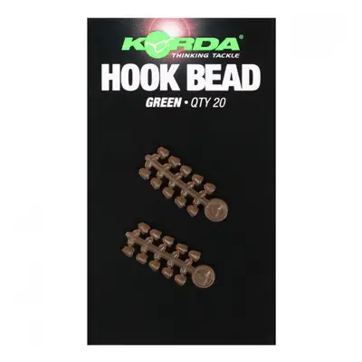 Korda zarážky na háček Hook Bead green 20ks