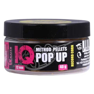 LK Baits Pop Up IQ Method Pellets 40g Record Corn 12mm