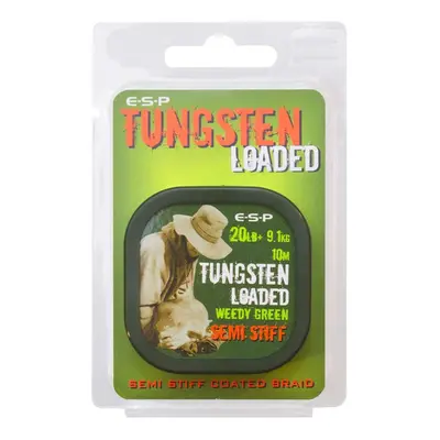 ESP šňůrka Tungsten Loaded 10m 20lb 9,1kg Weedy Green Semi Stiff