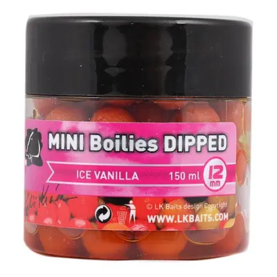 LK Baits Mini Boilies in Dip Ice Vanilla 12mm 150ml