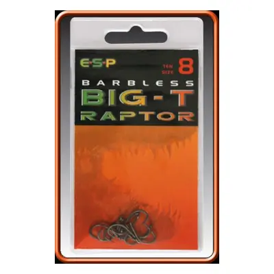 ESP háčky bez protihrotu Big-T Raptor Barbless