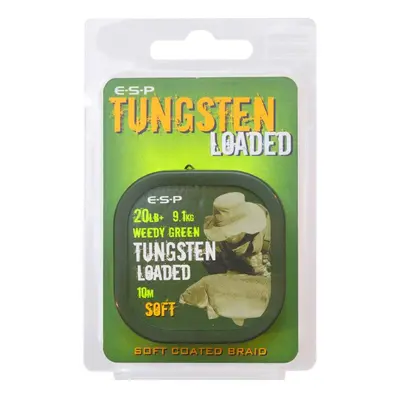 ESP šňůrka Tungsten Loaded 10m 20lb 9,1kg Weedy Green Soft