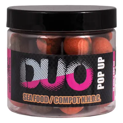 LK Baits Pop Up Boilies DUO X-Tra Sea Food/Compot NHDC 18mm, 200ml