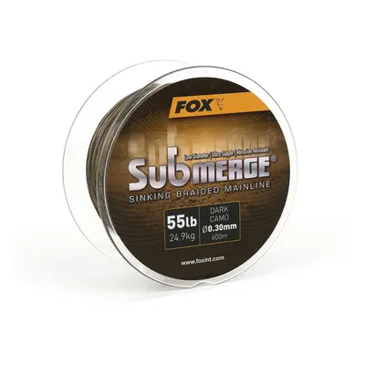 Fox pletená šňůra na naviják Submerge Sinking Braided MaInline 0,16mm 25lb 600m