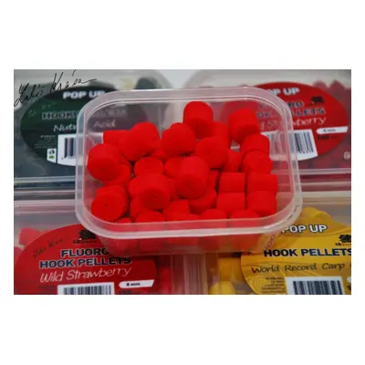 LK Baits Fluoro Hook Pellets Wild Strawberry 150ml, 12mm