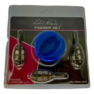 LK Baits formička+krmítka Feeder set - 15g/20g/24g