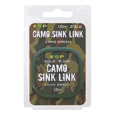 ESP návazcová šňůrka Camo Sink Link Green 20lb 10m