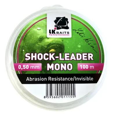 LK Baits šokový vlasec Shock-Leader Mono 0,50mm 100m