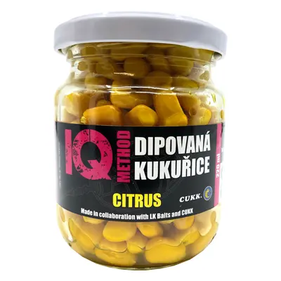 LK Baits IQ Method Dipovaná kukuřice Citrus