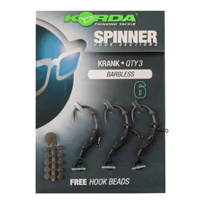 Korda návazec Spinner hook sections Krank