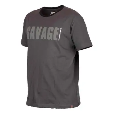 Savage Gear triko Simply Savage Tee - šedé