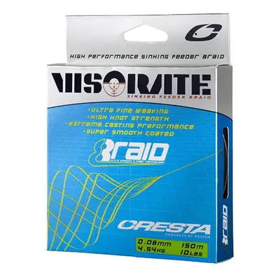 Spro pletená šňůra Cresta Visorate Sinking feeder braid 0,08mm 4,54kg 150m