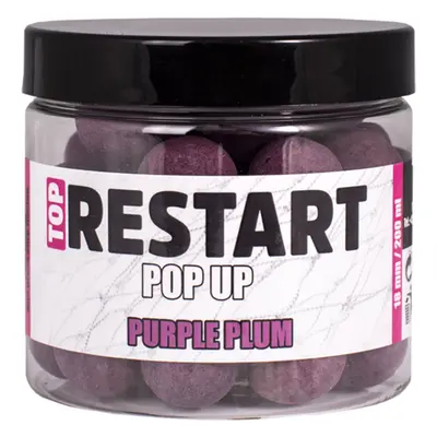 LK Baits Pop Up Boilies Top ReStart Purple Plum 18mm 200ml