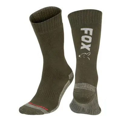 Fox ponožky Collection Green/Silver Thermolite long sock