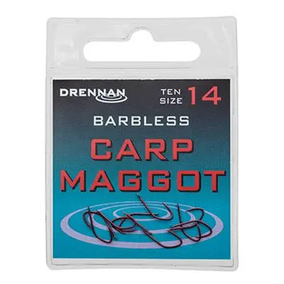 Drennan háčky bez protihrotu Carp Maggot Barbless