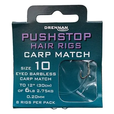 Drennan návazce Pushstop H'Rig Carp Match Barbless