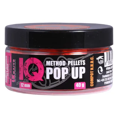 LK Baits Pop Up IQ Method Pellets 40g Compot NHDC 12mm