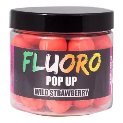 LK Baits Pop Up Fluoro Boilies Wild Strawberry 18mm 200ml