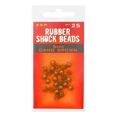 ESP gumové korálky Rubber Shock Beads Camo Brown 5mm