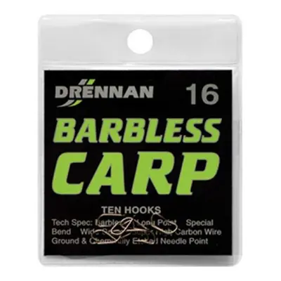 Drennan háčky bez protihrotu Carp Barbless