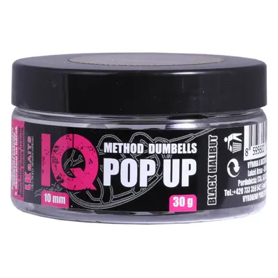 LK Baits Pop Up IQ Method Dumbels 10mm, g Black Halibut