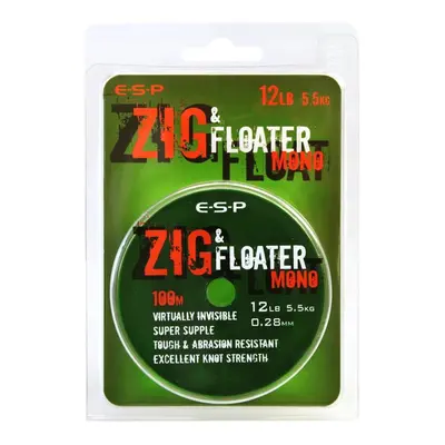 ESP vlasec Zig&Floater Mono 100m 12lb 0,28mm 5,5kg