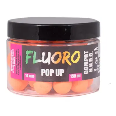 LK Baits Pop Up Fluoro Boilies Compot N.H.D.C. 14mm 150ml