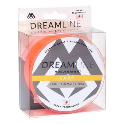 Mikado vlasec DREAMLINE CARP (fluo orange) 600m 0.35mm 12,04kg