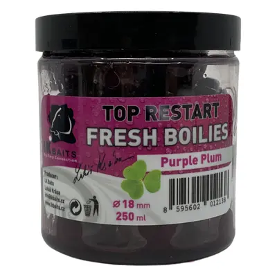 LK Baits Fresh Boilie TopRestart Purple Plum 18mm 250ml