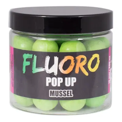 LK Baits Pop Up Fluoro Boilies Mussel 18mm 200ml