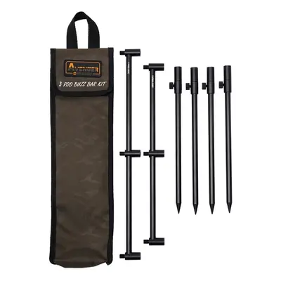 Prologic set vidliček a hrazd Avenger Rod Buzz Bar Kits & Carrycase 20-34cm