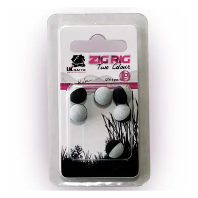 LK Baits ZIG RIG Pop–Up mm – Black/White