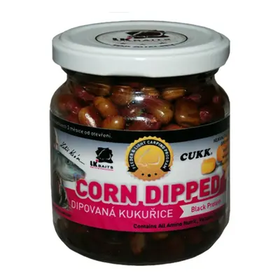 LK Baits Dipovaná kukuřice Black Protein