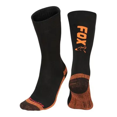 Fox ponožky Collection Black/Orange Thermolite long sock