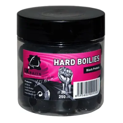 LK Baits Hard Boilies Black Protein 20mm 250ml